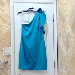 Halston Heritage one shoulder dress